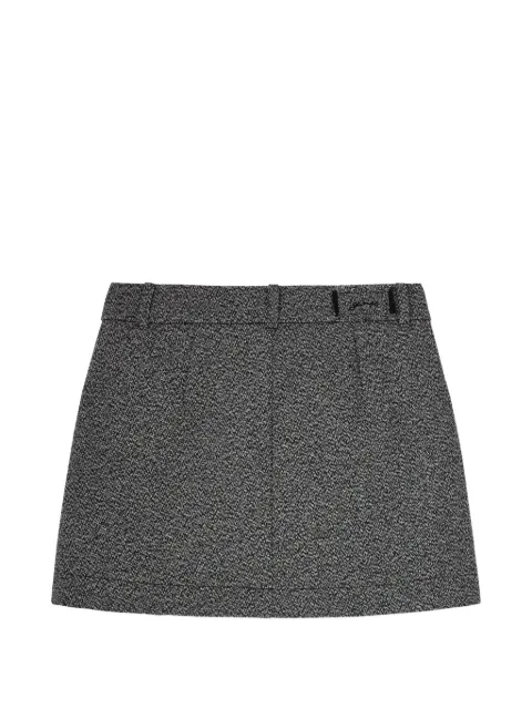 GANNI grey suiting mini skirt Grey A1090082