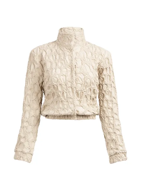 Silvia Tcherassi Zalta smocked jacket Neutrals ST261329