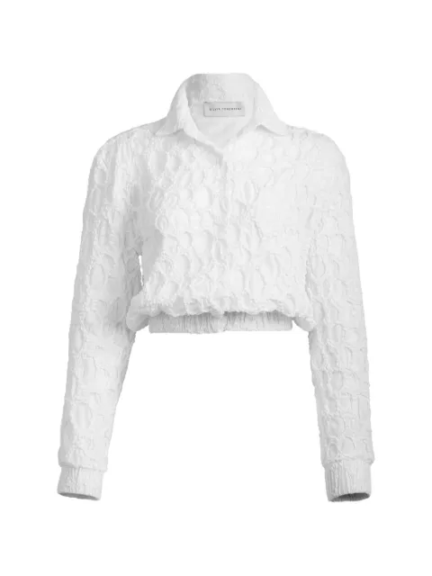 Silvia Tcherassi Mayim textured-finish jacket White ST26133