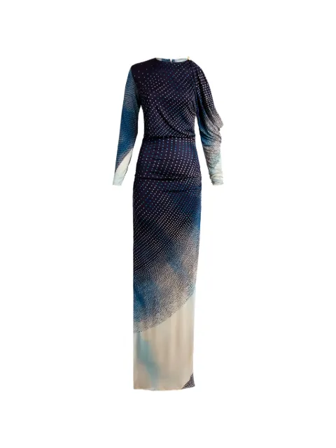 Silvia Tcherassi Zaid polka-dot maxi dress Blue ST26136