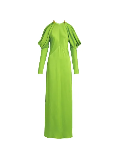 Silvia Tcherassi Antonia cold-shoulder maxi dress Green ST26137