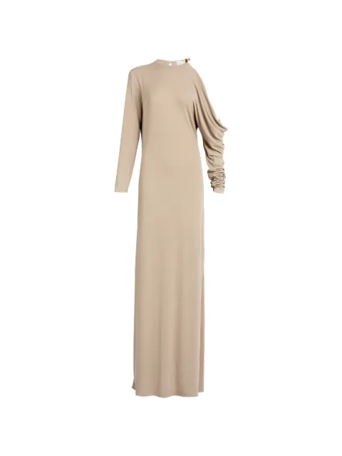 Silvia Tcherassi Natalia cut-out-detail maxi dress Neutrals ST261304