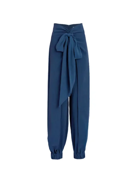 Silvia Tcherassi Felipe bow-detail trousers Blue ST261357