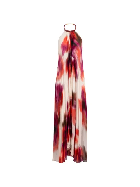 Silvia Tcherassi Constanza pleated floral-print maxi dress White ST261384