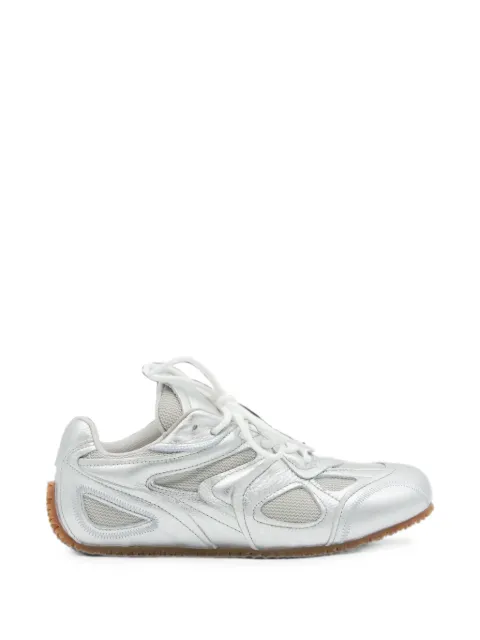 Axel Arigato metallic-effect panelled sneakers Silver F4233001