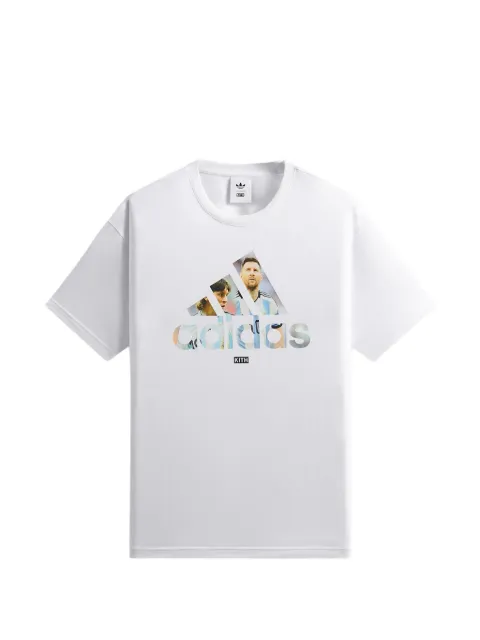 KITH x Messi x adidas graphic-print cotton T-shirt White ADKU4264