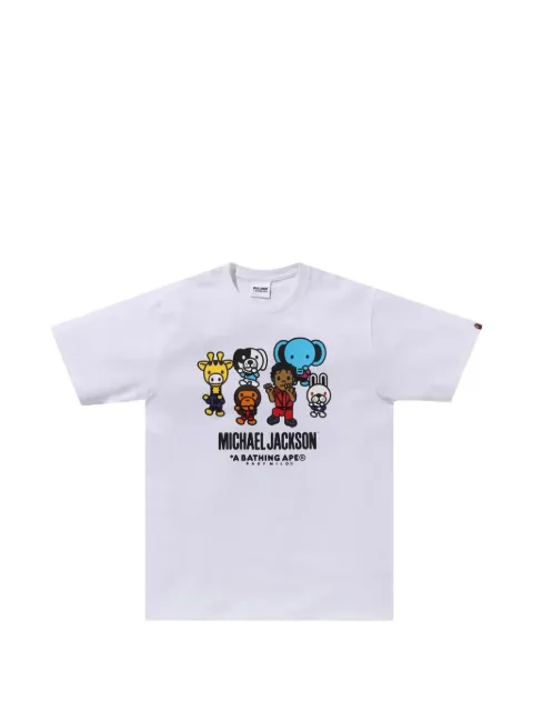 A BATHING APE® graphic-print T-shirt White BAPE031