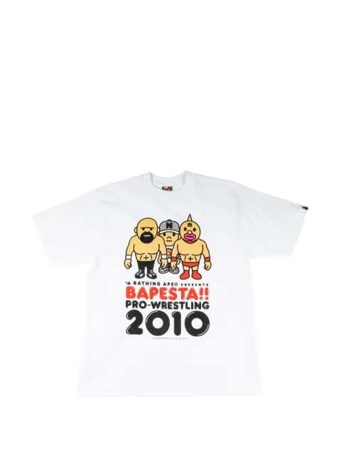 A BATHING APE® graphic-print T-shirt White BAPE029