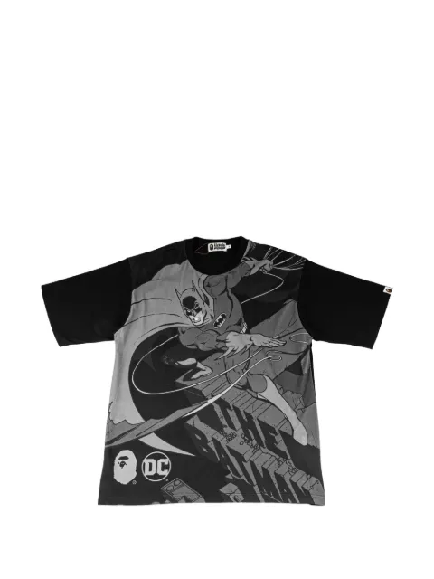 A BATHING APE® x DC Comics Batman-print T-shirt Black BAPE027