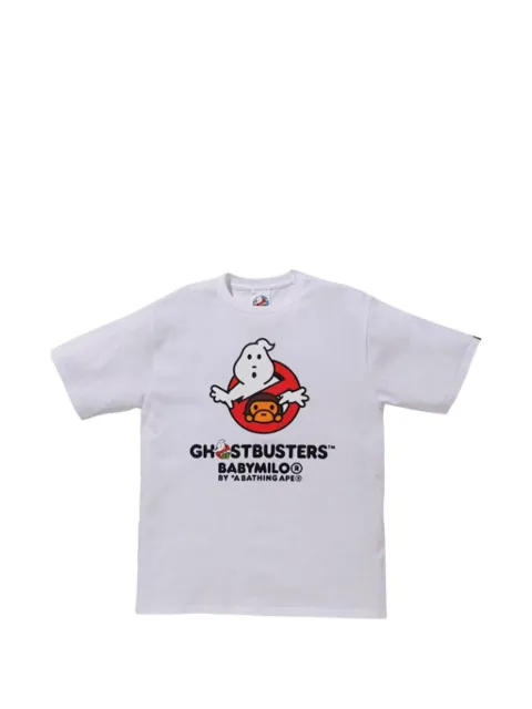 A BATHING APE® x Ghostbusters graphic-print T-shirt White BAPE023
