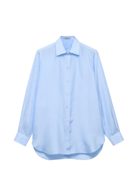 Prada silk poplin shirt Blue P450JSOOO190J