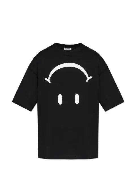 Moschino x Smiley graphic-print T-shirt Black J070152411555
