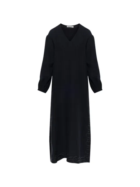 By Malene Birger Louise embroidered maxi dress Black 1040950