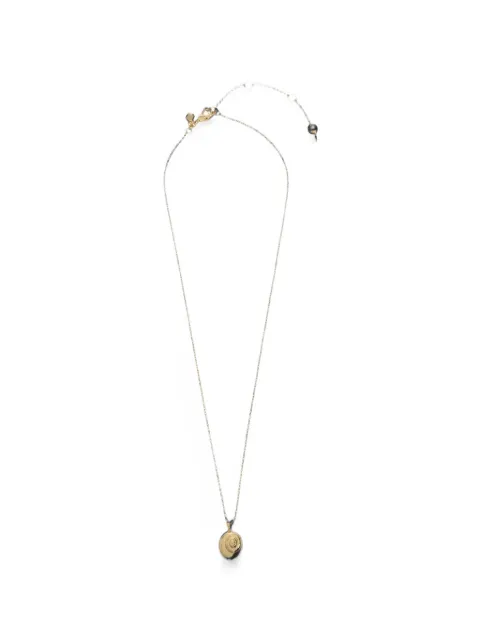 Kate Spade shell-pendant cable-link necklace Gold KO9250