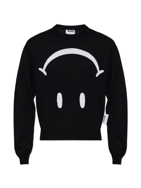 Moschino x Smiley® intarsia sweater Black 262EA09405500