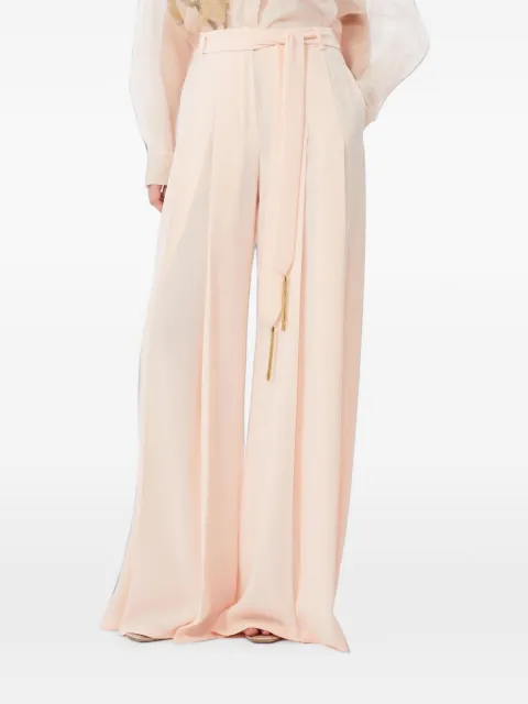 Max Mara Cady tassel-detail palazzo trousers Pink 2616131014600