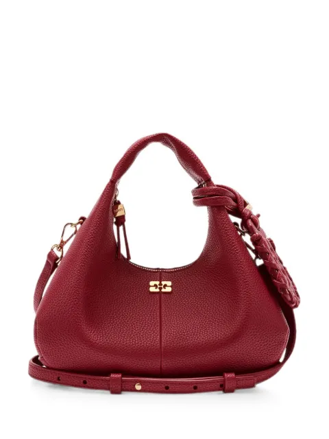 GANNI grained mini bag Red B2070118