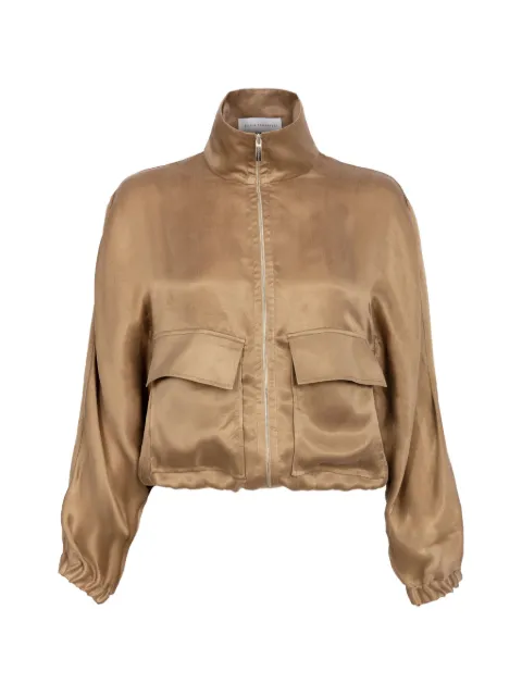 Silvia Tcherassi Donata zip-up jacket Brown ST26130