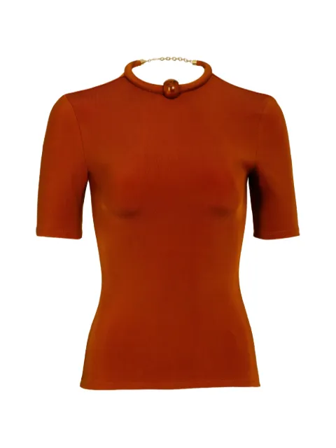 Silvia Tcherassi Varinia short-sleeve T-shirt Orange ST26131