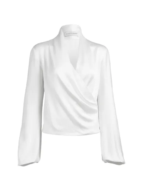Silvia Tcherassi Tea wrap-style blouse White ST261334