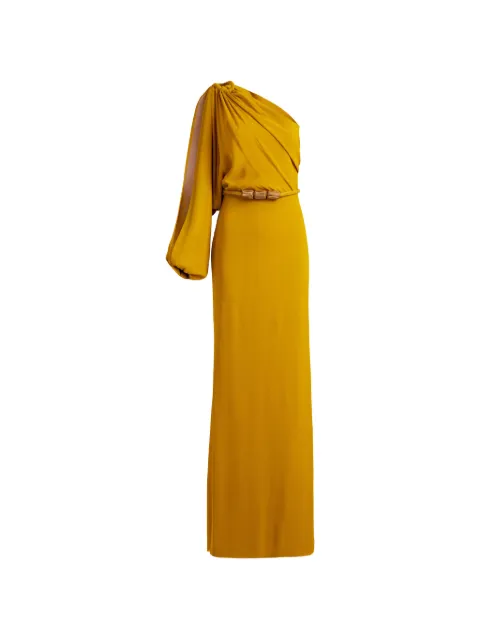 Silvia Tcherassi Minerva one-shoulder maxi dress Yellow ST26139