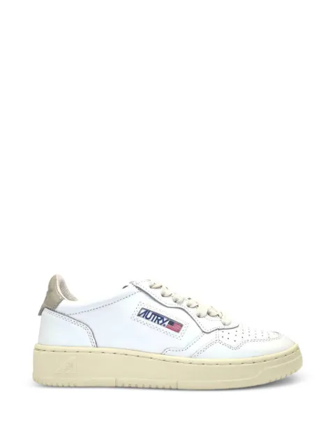 Autry Medalist perforated leather sneakers White AULWLL27