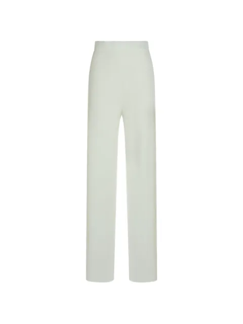 Max Mara high-waisted wide-leg trousers White 2621136101600