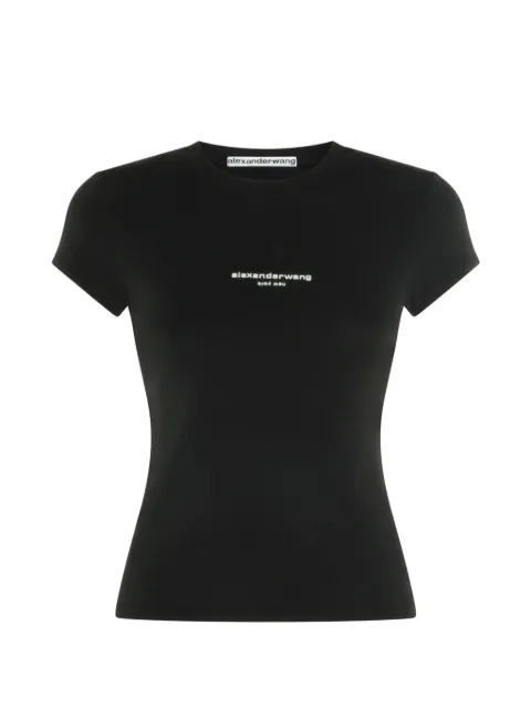 Alexander Wang logo-print T-shirt Black 1CC3261361