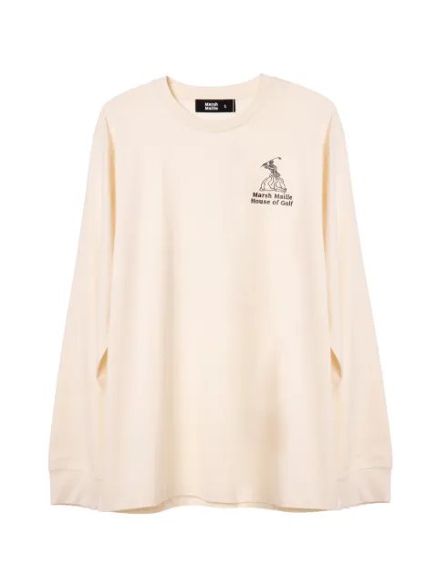 Marsh Maille Phantom long-sleeve T-shirt Neutrals MM006PHA4NWHT