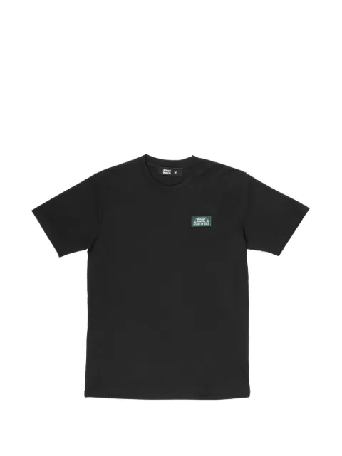 Marsh Maille logo-patch T-shirt Black MM006CL3BLK