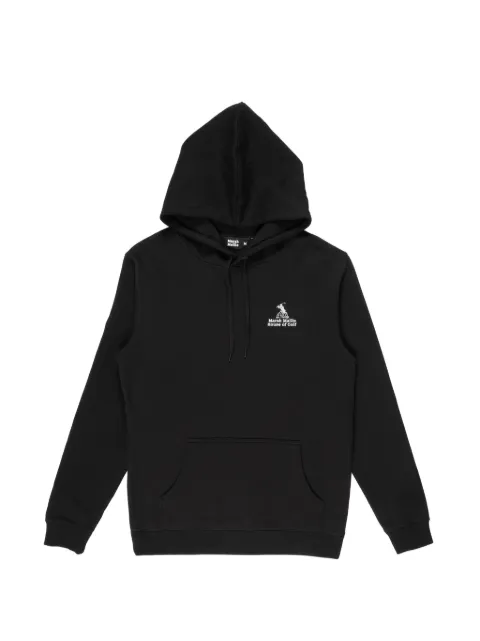 Marsh Maille Phantom logo-print hoodie Black MM006PHA2BLK