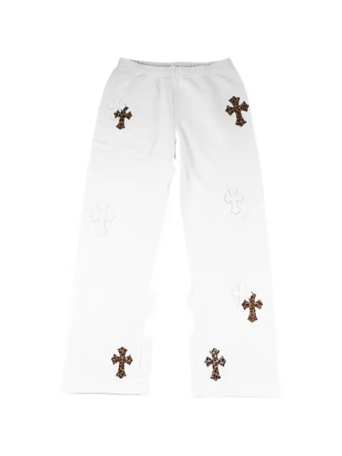 Chrome Hearts animal-print track pants White CHRM1379
