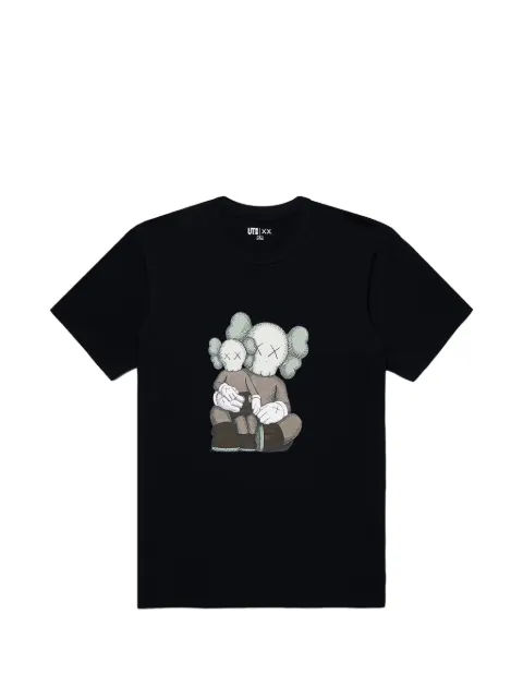 KAWS x Uniqlo graphic-print T-shirt Black KAWS202525
