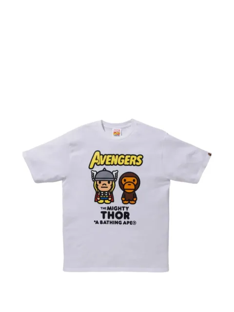 A BATHING APE® x Marvel Comics Milo Mighty Thor T-shirt White BAPE030