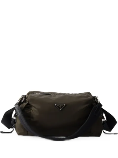 Prada Explore Re-Nylon and leather bag Green 2VH206VOOO2DW3