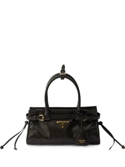 Prada Bonnie leather mini-bag Green 1BA486VOOM2CYR