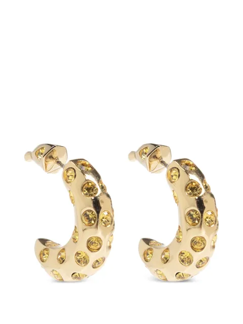 Kate Spade banana crystal-embellished earrings Gold KO8750