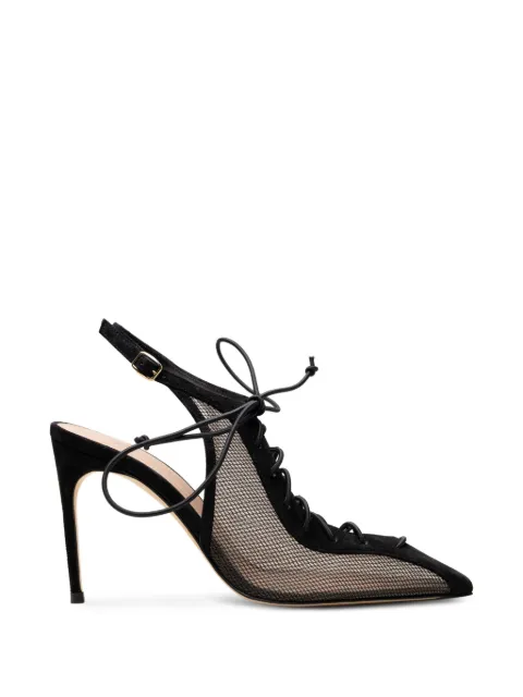 Malone Souliers Alia lace-up pumps Black ALIA90