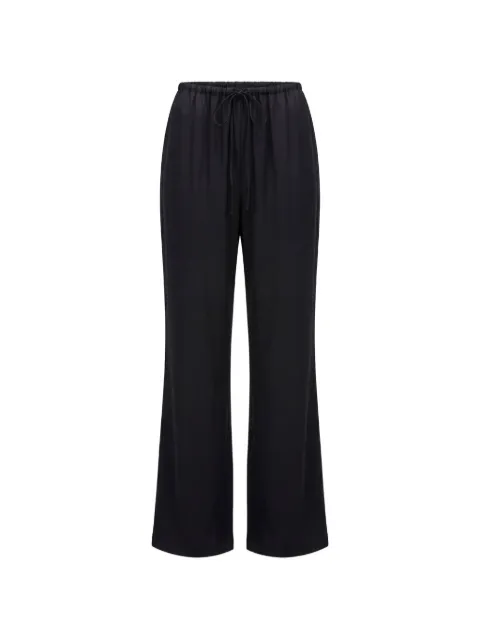 Toccin Nela drawstring flared trousers Black TU6520P055