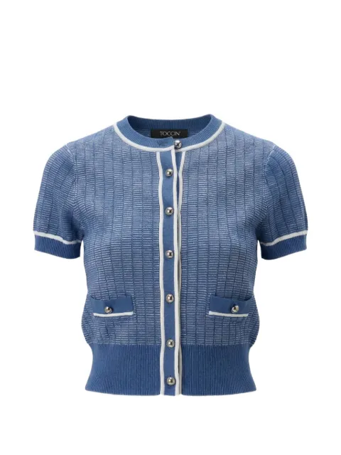 Toccin Patra short-sleeve cardigan Blue TU6907N437