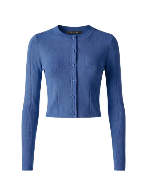 Toccin Vicki cropped cardigan Blue TU6907N433