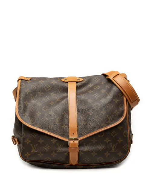 Louis Vuitton Pre-Owned 1992 Monogram Saumur 35 crossbody bag Brown RGBUT2HV7M6TV4WD