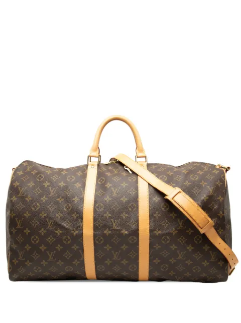 Louis Vuitton Pre-Owned 1998 Monogram Keepall Bandouliere 55 travel bag Brown E8VLRY2TS4VUBIW9