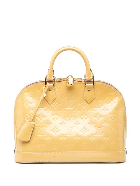 Louis Vuitton Pre-Owned 2013 Monogram Vernis Alma PM handbag Neutrals AHCXTNS9VK8PWU0N
