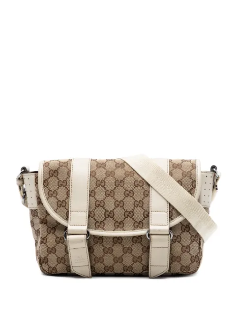 Gucci Pre-Owned 2016-2026 GG Canvas crossbody bag White YX0KA5EYG6PHWU7U