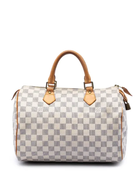 Louis Vuitton Pre-Owned 2007 Damier Azur Speedy 30 boston bag White 7ARJKOYNEYSTFDK9