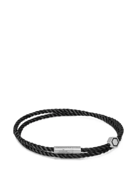 Tateossian double-wrap rope bracelet Silver TABRRHSLAM0010