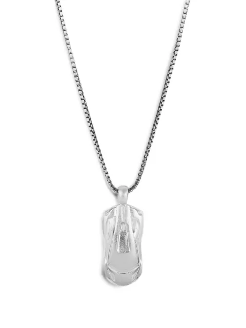 Tateossian car-pendant box-chain necklace Silver TANKRHSLAM0006