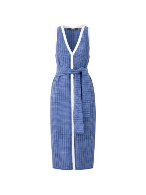 Toccin Bex tie-front dress Blue TU6907K231