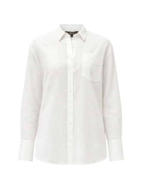 Toccin Riley asymmetrical pocket detail shirt Neutrals TU6439T015
